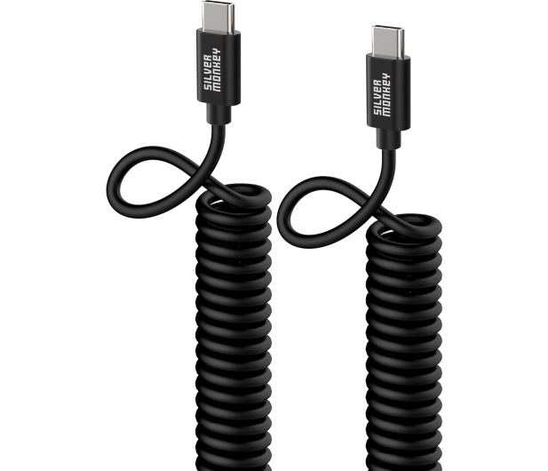 Silver Monkey Kabel sprężynowy USB-C - USB-C 1m - 727051 - zdjęcie 2
